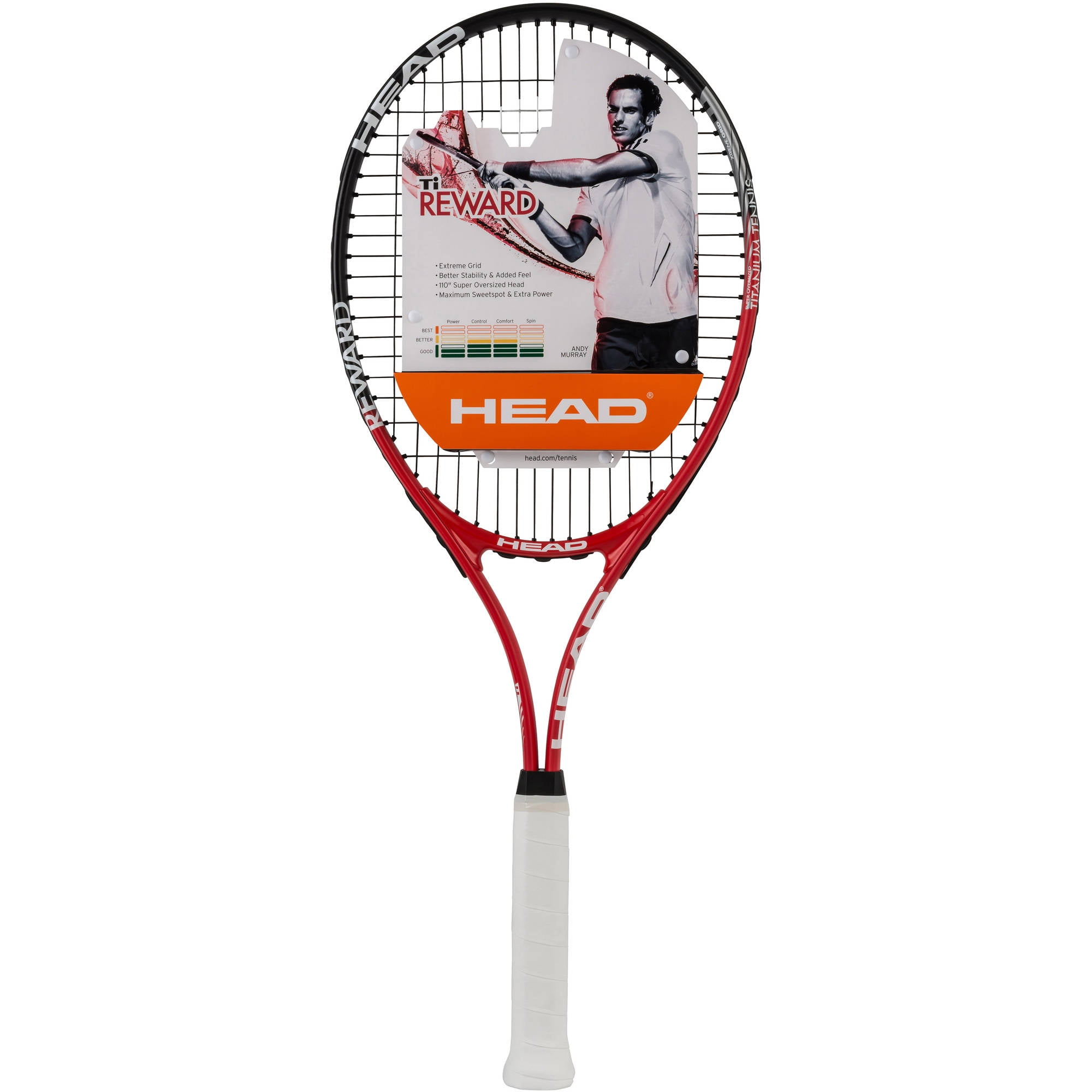 Reward Titanium Technology Tennis Racquet 4 1/4-2 Grip New Details about   Head TI 
