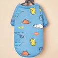 thumbnail image 3 of Chien d'Animal Costume Mignon Animal Imprimé Manteau Coton Doux Pull-Over Veste Sweat-Shirt, 3 of 6