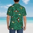 thumbnail image 4 of Kll Men'S Hawaiian Shirt Short Sleeve Button Down Beach Shirts-Cartoon Air Transportation, 4 of 7