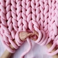 thumbnail image 3 of ruzhgo Handmade Woven Blanket Line Core Yarn DIY Knitting Coarse Wool Hand-Knitted Roving Crocheting Sewing Yarn No.1, 3 of 6