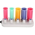thumbnail image 3 of Compact Electric Heated Roller, Double Hot Rollers, Curling Roll Hair Tube, for Long, Medium, and All Hair - Hair Curlers - Hair Roller Clips Included, 3 of 8