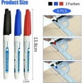 thumbnail image 2 of Lote de 6 marqueurs de trous de perçage – Crayons de menuisier – Crayon marqueur à pointe extra longue de 30 mm pour menuisier ou Construction, pour bien travailler sur le bois, le plastique, l', 2 of 5