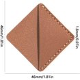 thumbnail image 4 of Corner Bookmark - Book Marks For Reading,PU Leather Rhombus Bookmark Corner Page Book Marks Book Reading Gift For Book Lovers Women, Kids, 4 of 5