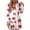Beige, variant on WTOBBY Women's Christmas Themed Dress Loose V-Neck Long Sleeve Casual Holiday Print Party Wear with Festive Design for Special Events,Beige L