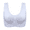 White, variant on Plus Size Women Padded Sports Bra Running Stretchy Breathable Bra, Push-up Bra Underwear Yoga Vest