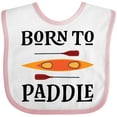thumbnail image 3 of Inktastic Kayaking Born to Paddle Kayak Boys or Girls Baby Bib, 3 of 4