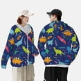 thumbnail image 4 of Lsque Dinosaurs UPF 50+ Lightweight Sun Protection Men's Women's Long Sleeve Shirt, Hoodie Performance -3X-Large, 4 of 9