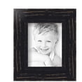 thumbnail image 2 of ArtToFrames 4" x 5" Distressed Black Picture Frame, 4x5 inch Black Wood Poster Frame (WOM-4592), 5 Pack, 2 of 7