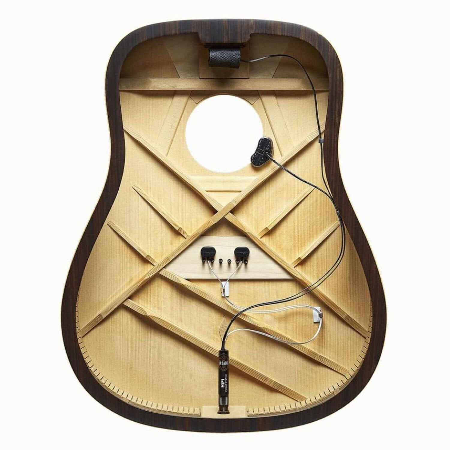 LR Baggs HiFi Acoustic Guitar Pickup System - High-Fidelity Bridge Plate Bund...