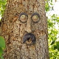 thumbnail image 3 of Cara de árbol estatua al aire libre anciano árbol abrazando corteza mueca decoración de rasgos faciales, 3 of 5