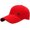 Red, variant on Baseball Hat Adjustable Extended Brim M Letter Decoration Sun Protection Sports Hat Summer Sports Supply