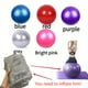 thumbnail image 1 of Mejora tu entrenamiento con una pelota de masaje para yoga y fitness de 45 cm/17 pulgadas: ¡perfecta para deportes, pilates y entrenamiento físico!, 1 of 3