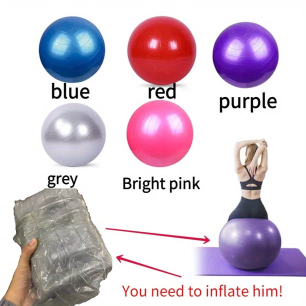 Mejora tu entrenamiento con una pelota de masaje para yoga y fitness de 45 cm/17 pulgadas: ¡perfecta para deportes, pilates y entrenamiento físico!