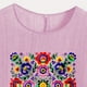 thumbnail image 4 of Camiseta de Mujer Camiseta de Manga Corta Impresión Casual Raglan Suelto de Lino Top Blusas, Cuello de la Tripulación, 4 of 4