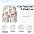 thumbnail image 5 of Lsque Mens Swim Trunks Floral Mushroom Pattern - Bathing Suit Compression Liner - Beach Swim Shorts Swimwear - (S-3XL) - Stretch Quick Dry -Large, 5 of 9