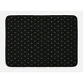 thumbnail image 1 of Fleur De Lis Bath Mat, Victorian Fashion with Lily Flower European Historical Baroque, Plush Bathroom Decor Mat with Non Slip Backing, 29.5" X 17.5", Charcoal Grey and Beige, by Ambesonne, 1 of 2