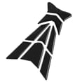 thumbnail image 3 of Carbon Fiber Motorcycle Fuel Oil Gas Tank Pad Protector Sticker Decals Universal, 3 of 8