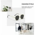 thumbnail image 4 of Polygon Sunglasses Men Vintage Octagon Metal Sunglasses Women Goggle Sun Glasses Men Gafas De Sol UV400, 4 of 6