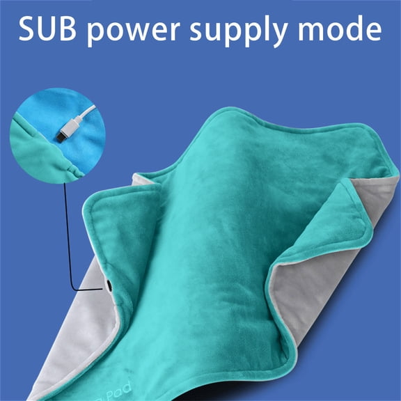 Suncoda Electric Blankets USB Heating Pad Electric Blanket Made Of Crystal Velvet Portable Multiple Application Scenarios Heat Blanket 20x12in Machine Washable Electric Blanket Twin