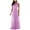Purple, variant on Elegant Bridesmaid Coral Guest Women Applique Lace Dress Wedding Dresses Women's Dress Comfy Summer Dresses Solid Color T Shirt Dress Dress for Women Buttons