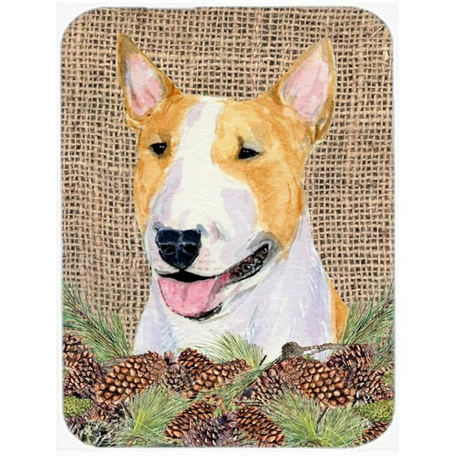 Carolines Treasures SS4086LCB Bull Terrier Planche à Découper en Verre - Grande