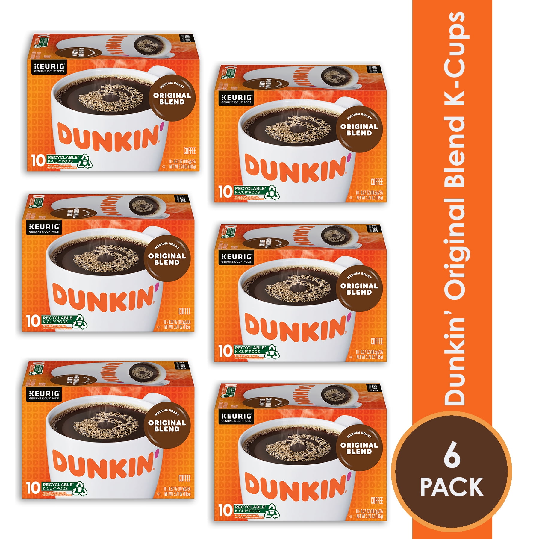 Dunkin' Original Blend KCup Pods, 60 Count