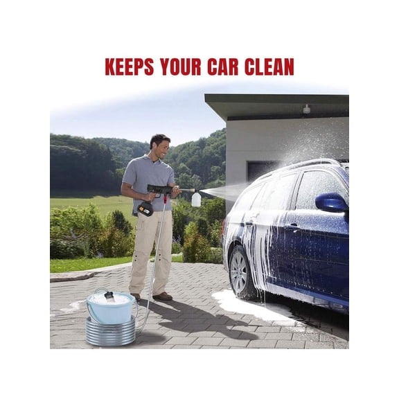 Portable Handheld Pressure Washer，Battery Powered For Car & Home Cleaning，Ideal For Driveways，Patios & Fences，Perfect For 2026