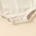 thumbnail image 5 of SRZYMJ Baby Boy Girl Summer Outfits Corduroy Romper Farm Chicken Baby Overalls White 3-6 Months, 5 of 9