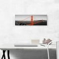thumbnail image 2 of ARTCANVAS San Francisco California Golden Gate Bridge Canvas Art Print - Size: 36" x 12" (0.75" Deep), 2 of 9