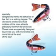 thumbnail image 4 of Daiosportswear Multi Fish Lure,Sinking False Bait 1Pc,Plastic+Metal,5",Biomimetic,Hand-Painted,3D Eyes,Stainless Steel Rattle,Lifelike Patterns,Durable,for Sea Fishing,Bass/Crappie/Saltwater Fish, 4 of 5