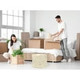 thumbnail image 6 of Unique Bargains 1 Pc Clothes Storage Foldable Storage Bags Beige 20*20*28in, 6 of 7