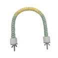 thumbnail image 3 of Bird Rope Parrot Swing Rope colgando loro de pie de pie para masticar Juguete para pinzones pequeños a regulares pájaros de aves de tamaño regular 35 cm, 3 of 8
