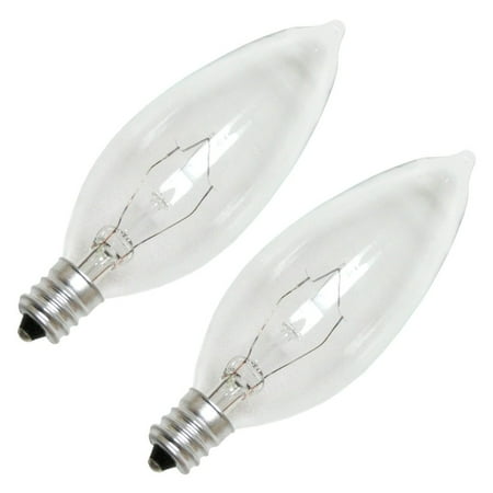 Sylvania 13460 Decorative Incandescent Lamp, 60 W, 120 V, B10, Candelabra Screw E12