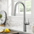 thumbnail image 4 of Kraus OlettoTall Modern Single-HandleTouch Kitchen Sink Faucet with Pull Down Sprayer in Spot Free Stainless Steel, 4 of 19