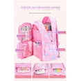 thumbnail image 6 of Backpacks for Girls with Charm,Schoolbags for Primary School Students In Grades 3-6,Waterproof Large-Capacity Backpacks,Dreamy Purple, 6 of 9