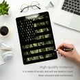thumbnail image 5 of FMSHPON American Flag Camouflage Clipboard Hardboard Wood Nursing Clip Board and Pull for Standard A4 Letter 13x9 inches, 5 of 8