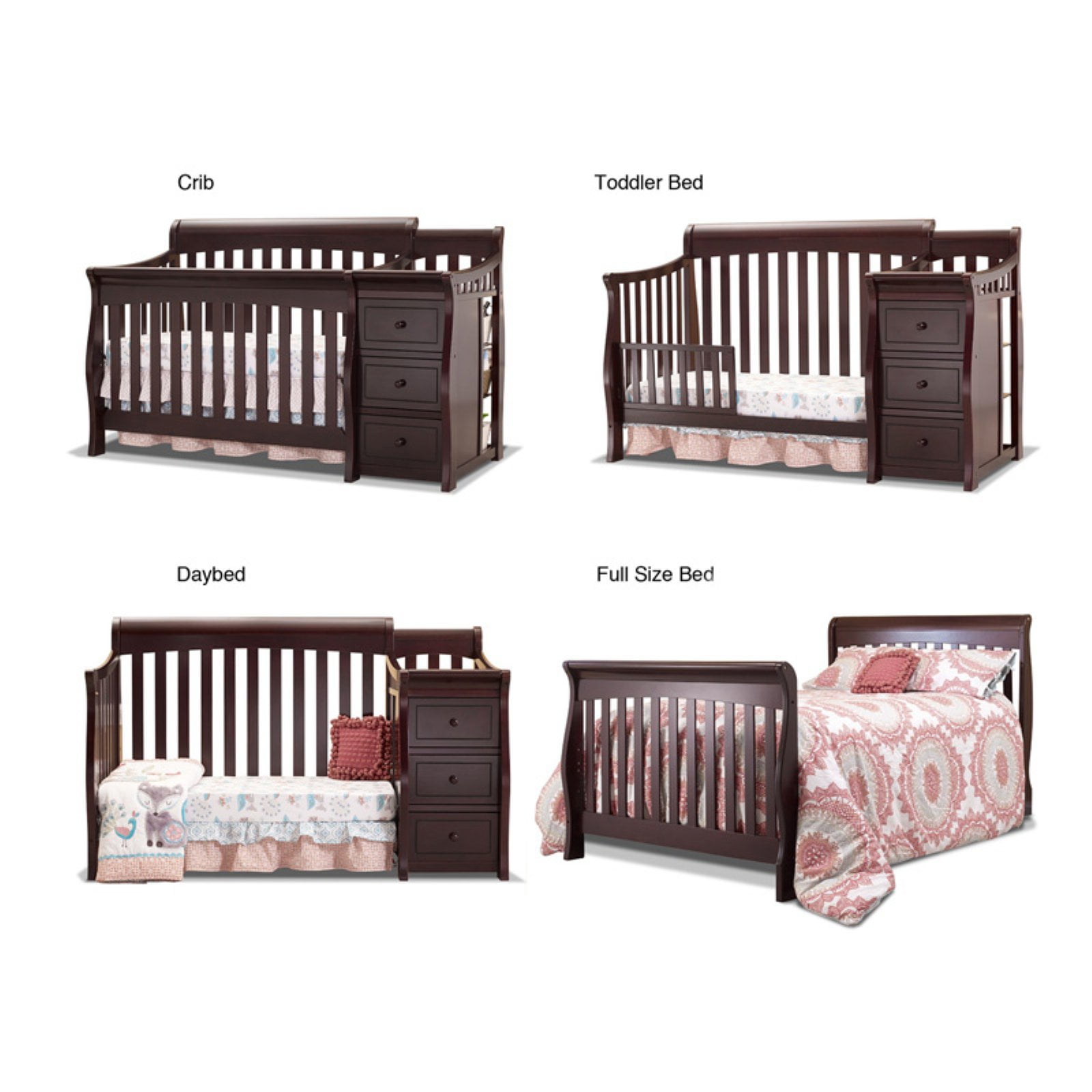 Sorelle princeton toddler store rail