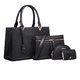 thumbnail image 1 of Set 4 Bolsas Mujer Bandolera Para Dama Xtellar negroTote Hombro, 1 of 3