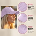 thumbnail image 3 of ATOYSOY Baseball Hats For Women Side Perforated Mesh Ponytail Cutout Womens Hats Running Hat Sun Hats For Women Solid Color Jogging Beach Womens Caps, 3 of 9