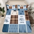 thumbnail image 2 of Erosebridal Eat Sleep Twin Sheet Sets, American Football Bedding Twin Size, Soccer Sport Decor, 3-Piece, 2 of 7