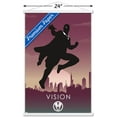 thumbnail image 3 of Marvel Heroic Silhouette - Vision Wall Poster with Wooden Magnetic Frame, 22.375" x 34", 3 of 3