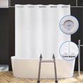 thumbnail image 2 of EcoNesxp Split Shower Curtain for Bathroom (180x180cm), 2 of 3