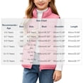 thumbnail image 3 of Spazoro Girls Lightweight Puffer Vest with Patch Pockets, Full Zip Sleeveless Solid Color Stand Collar Warm Quilted Outerwear Gilet Pink Size 4-5T, 3 of 9