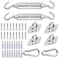 thumbnail image 3 of Muyoka Sun Shade Sail Hardware Kit 304 Acero inoxidable Sun Shade Hardware Kit Outdoor Sun Shade Sail Canopy Kit de accesorios para triángulo Rectángulo Sun Shade Sail Instalación Muyoka Hogar, 3 of 7