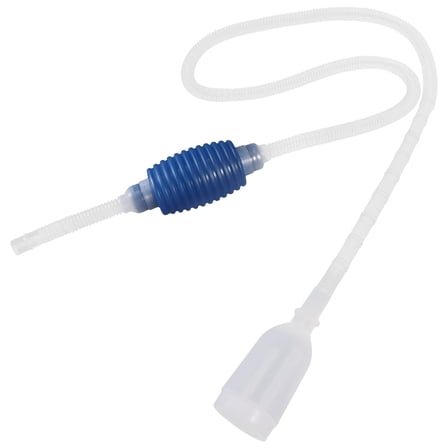 Tineasur Plastic Aquarium Water Pump Siphon for Fish Tank Care, 1 Piece