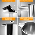 thumbnail image 4 of French Press, 600ml Double Insulated 304 Stainless Steel Coffee Tea Maker 4 Level Filtration System, No Coffee Grounds, Rust-Free, Dishwasher Safe, 4 of 7