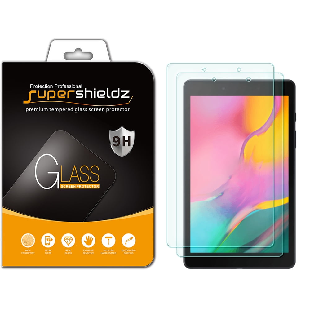 Bubble Free Tempered Glass for Galaxy Tab A 10.1 2019 SM-T515/T510 Anti-Scratch ZoneFoker Samsung Galaxy Tab A 10.1 inch 2019 Tablet Screen Protector, 2 Pack Easy Installation 