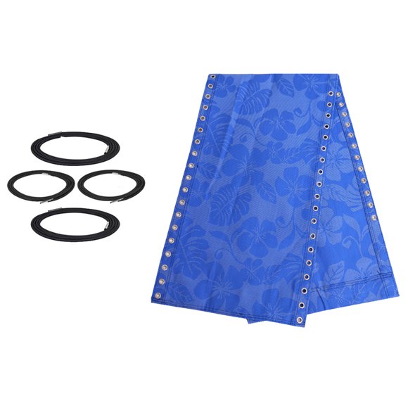 Advancent Tela de repuesto para silla de cabestrillo con cuerdas, funda protectora ligera y transpirable, Protector Universal colorido para acampar Juegos de muebles de jardín Azul Advancent HA065374-01
