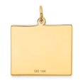 thumbnail image 3 of Real 14kt Yellow Gold Friday the First Day Calendar Pendant; for Adults and Teens; for Women and Men, 3 of 4