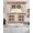 Brown Beige, variant on Retro Farmhouse Swag Valances for Windows, Small Curtains Drapes, Country Star Berries Text Wooden Grain Kitchen Window Curtains Over Sink Window Treatment Valance for Bedroom/Bathroom 56"x36"